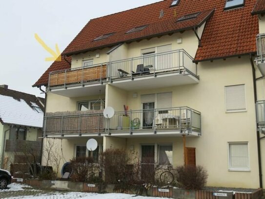 3 Zimmerwohnung mit Balkon und Einbauküche!