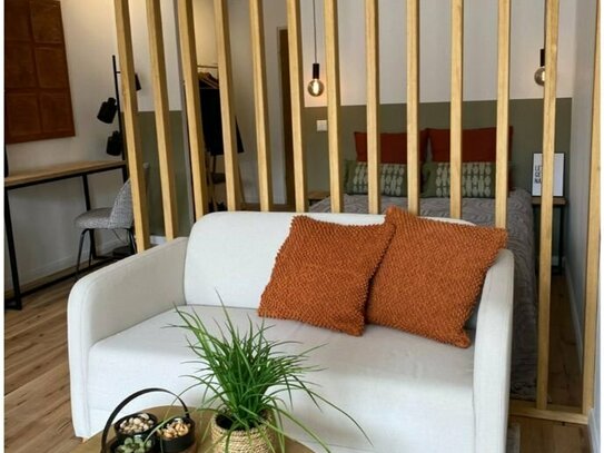 Renovierte 1-Zimmer-Wohnung mit Einbauküche und Balkon sucht neue Bewohner