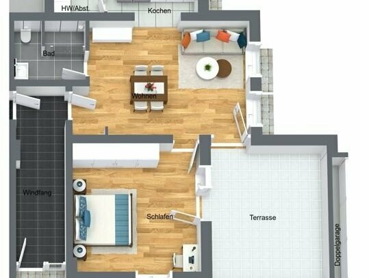 ++ 2-Zimmer Erdgeschoß mit Terrasse - Wohnanlage Sonnenhof ++ ++ ökologisch und modern wohnen ++