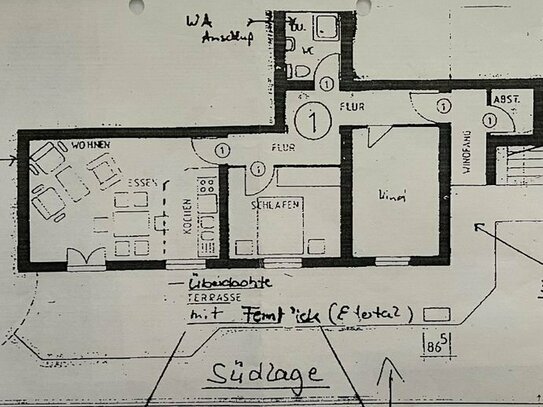 Frühlingsangebot - Erdgeschosswohnung in Bad Berleburg - Schwarzenau zu verkaufen.