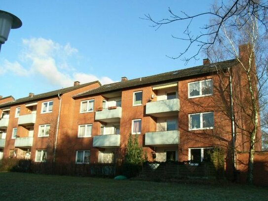 sehr gepflegte 2-Zimmer-Wohnung im Hochparterre mit Balkon