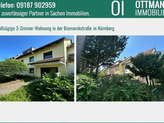 Großzügige 3-Zimmer-Wohnung in der Bismarckstraße