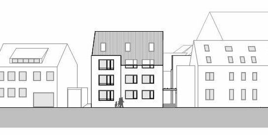 Projektiertes Baugrundstück für Mehrfamilienhaus mit Tiefgarage im Zentrum Wollmatingen
