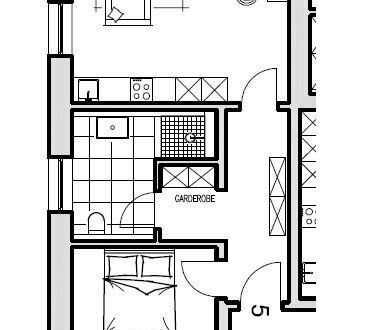 2-Zimmer Wohnung | offene Küche für perfekten Wohn[t]raum