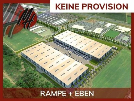 KEINE PROVISION - NEUBAU - Lager-/Logistikflächen (34.000 m²) & optional Büroflächen zu vermieten