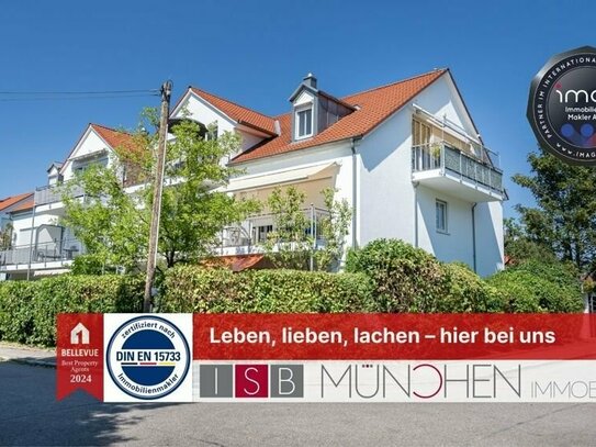 Für Singles und Paare: 2-Zimmer-Dachgeschosswohnung mit Balkon in München/Allach