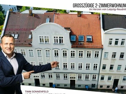 Attraktiv vermietete 2-Zimmerwohnung mit offenem Grundriss im Herzen von Reudnitz