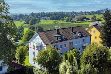 Lindau am Bodensee! Großzügige 3,5 Zimmer-Wohnung mit Berg- und Teil-Seesicht