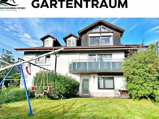 GARTENTRAUM - Gepflegtes 3-Familienhaus mit Garten, Terrasse, 2 Balkonen und Garage