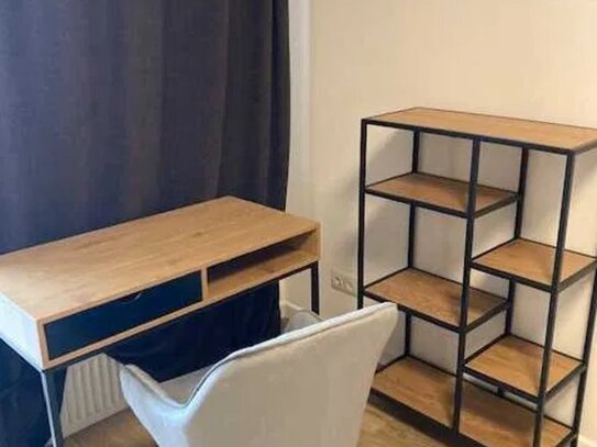 Wohnung 1,5 Zimmer mit Balkon,komplett möbliert