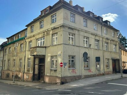 unsaniertes Bankhaus - denkmalgeschütztes Wohn- und Geschäftsgebäude in City-Lage von Altenburg