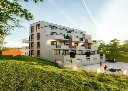 VISIO4ZEHN: Neuer Preis + Repräsentatives Wohnen in Schweich-Issel + WE01 mit 2 Zimmern, 74,38 m² Wfl. und Terrasse + K…