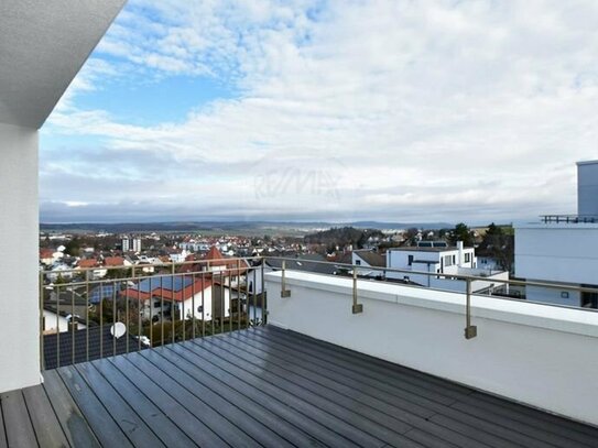 Erstbezug-Wohnung im 3. Obergeschoss mit atemberaubender Dachterrasse