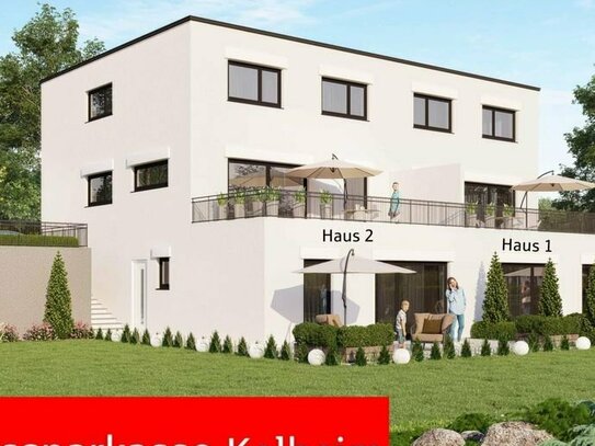 Neubau-Doppelhaushälfte in Ihrlerstein - KfW 40 plus - Modern und energiesparsam!