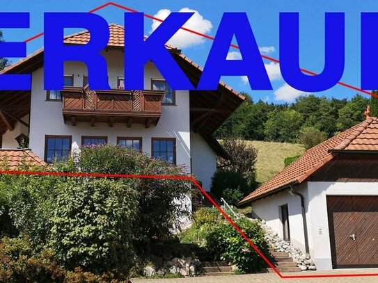 VERKAUFT - HAUS IM HAUS - 5,5 Zi.-Wohnung mit große Terrasse, Garten und unverbaubare Weitsicht