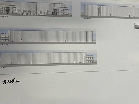 Im Bau befindliche ca. 6000 qm große Lagerhalle mit Büro in zentraler Lage von Emmerich am Rhein