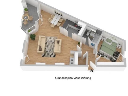 Wohnung sucht WG • Möbelierte Wohnung in Bestlage •