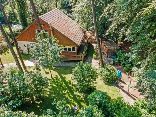 Geräumiges Ferienhaus mit Veranda mitten in der Natur von Uelsen