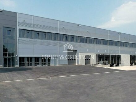 Neubau-Logistikzentrum an der A2 | 10,50 m UKB | WGK3-fahig | Anmietung über Greif & Contzen