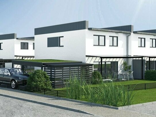 Neubau einer Reihenhausanlage mit attraktiven Fördermöglichkeiten in Kirchlengern. Hier bieten wir das Haus C an.