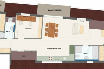 Moderne 4-Zimmer-DG-Wohnung in Eschborn, Keller, Tiefgarage, barrierefrei