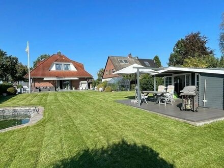 Preisideen erbeten!!!! Elegantes - top gepflegtes Landhaus für kleine Familie mit großem Traumgrundstück Schwimmteich P…