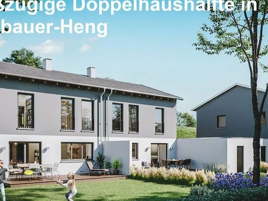 Neubau nähe Zentrum: Moderne und geräumige Doppelhaushälfte in TOP Lage