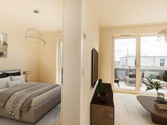 2 moderne Zimmer mit Komfort - KfW 40 Standard
