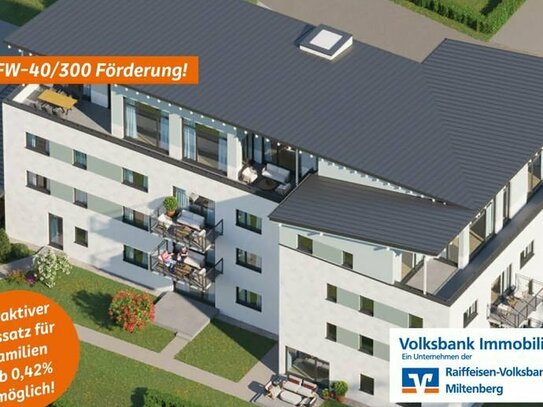 Mainschleife13 - Urbaner Neubau in Vorstadtidylle (kfw40/kfw300 Förderung mgl.) Wohnung Nr. 1