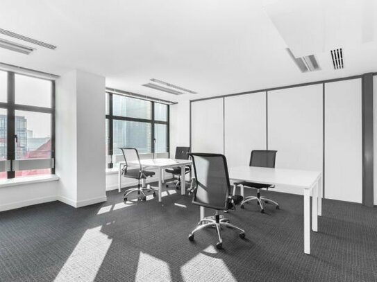 All-inclusive-Zugang zu professionellen Büroräumen für 3 Personen in Regus City Centre