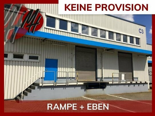 KEINE PROVISION - RAMPE + EBEN - Lager (5.000 m²) & Büro (700 m²)