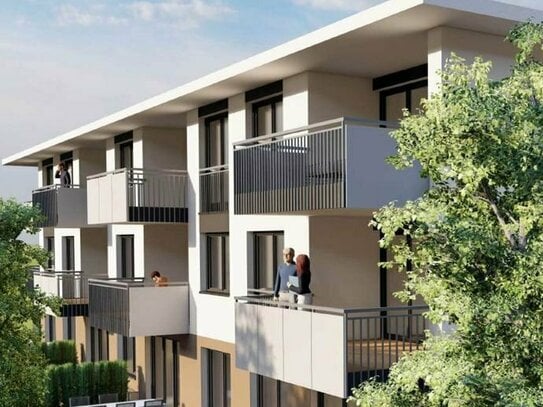 Neubauprojekt - 3 Zimmer-Wohnung mit Südbalkon im 2.Obergeschoss