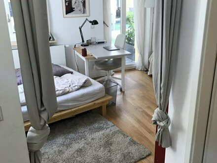 1 Zimmer-Apartment mit Einbauküche und Terrasse im Zentrum Bayreuths