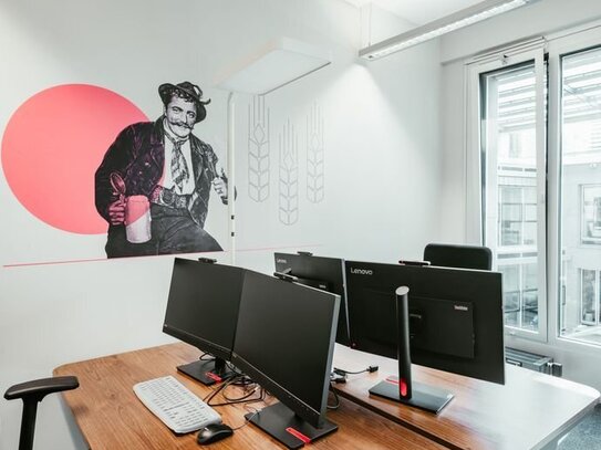 Abschließbares 2er Büro in Coworking Space