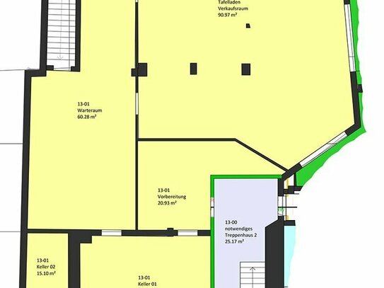 Riesige Gewerbefläche mit 432 m² - Ideal für soziale Einrichtungen oder Unternehmen