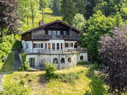 Idyllische Landhausvilla am Schliersee mit Baurecht