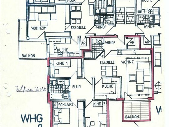 Gepflegte 4-Zimmer-Wohnung mit Süd-Balkon in Wendelstein