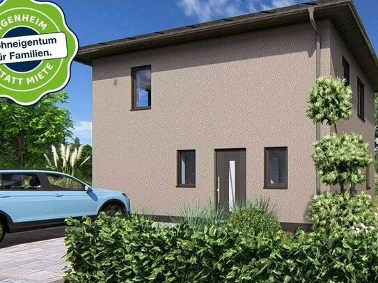 Stadtvilla für Familien mit Kindern, die klimafreundlich und bezahlbar bauen möchten - inkl. PV-Anlage.