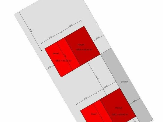 Baugrundstück mit positiven Vorbescheid für 2 Doppelhäuser