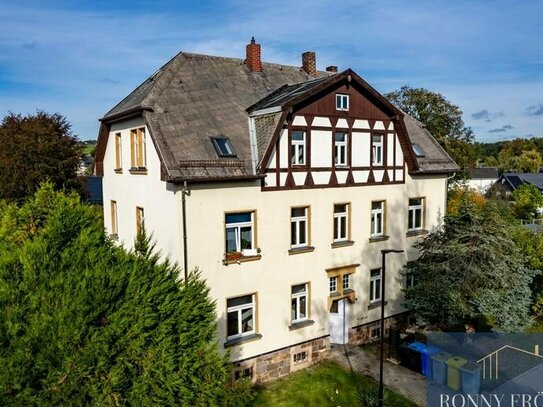 360 Grad Rundgang, kompakte 3 Zimmer-Wohnung im Herzen von Oberlungwitz mit Abstellraum + tolle Lage