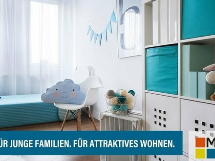 Für junge Familien. 4-Zimmer-Wohnung auf Ebene 1