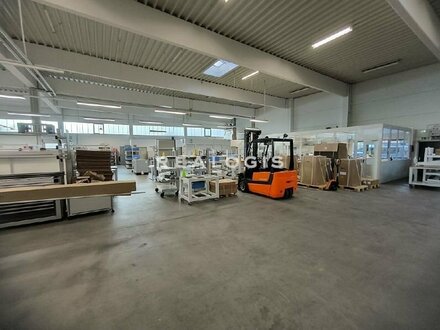 Provisionsfrei: ca. 1.500 m² große Lager-Produktionsfläche mit Büro