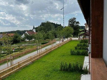 Naturparadies Gut Kerschlach: Büro mit Loggia und Blick ins Grüne