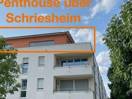 Penthouse-Wohnung in Schriesheim mit wunderschönem Ausblick