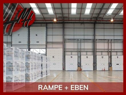 SCHNELL VERFÜGBAR - RAMPE + EBEN - Lager-/Logistik (10.000 m²) & Büro (500 m²) zu vermieten