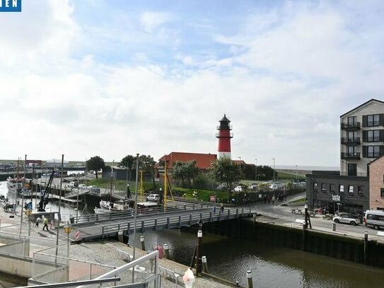 Büsum/Hafen: Neubaueigentumswohnung Nr. 8 mit 3 Zimmern und Balkon mit Blick auf den Museumshafen