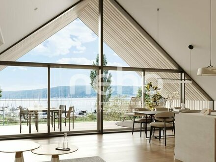 Hochwertige Neubauwohnung, 4 Zimmer mit Terrasse und Blick auf den See