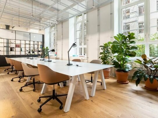 Arbeite, halte Meetings ab, und fördere die Zusammenarbeit in geteilten Büroräumen in Spaces Spindlershof