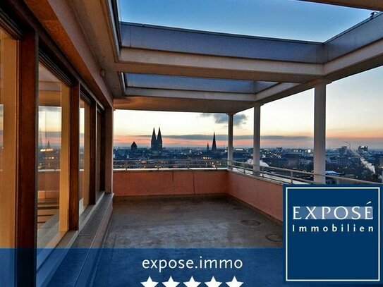 Einmalig für Stadtliebhaber: Penthouse mit freiem Blick zum Dom