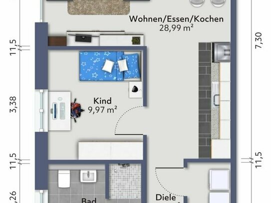 *Provisionsfrei* KFW40 QNG: Energieeffizientes und Barrierefreies Wohnen in Schloß Holte!